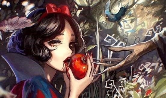 魔发奇缘|日本动漫风格的迪士尼卡通人物,第一张就梦幻到让人陷入爱河了