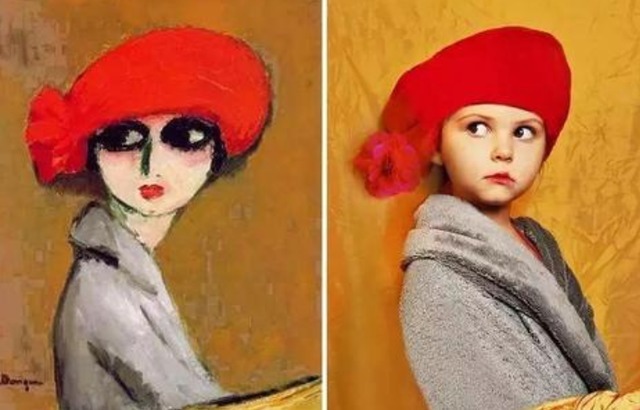 动作@老师让模仿“世界名画”,经典动作神还原,学生个个“演技炸裂”