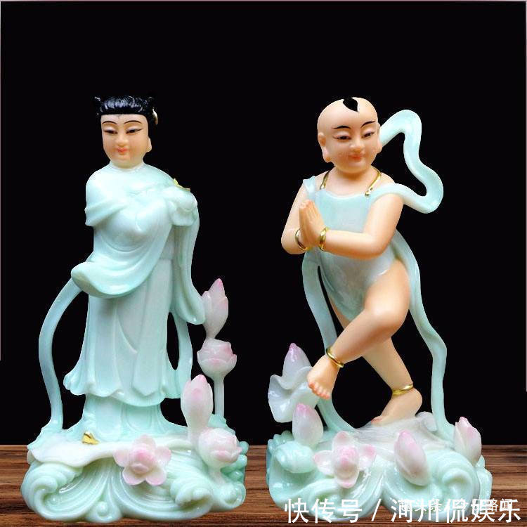 童子|观音菩萨身边有两位童子,男童是红孩儿,可你知道女童是谁吗