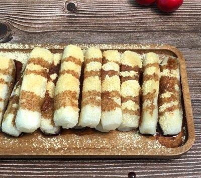 红糖糍粑，软糯香甜，外皮脆而不硬，糯叽叽的让人毫无抵抗力