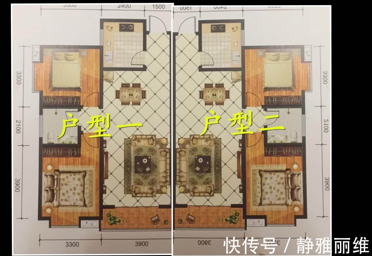 小户型|碰到双拼户型我先入手,跟父母做“邻居”,打通后还能当大平层