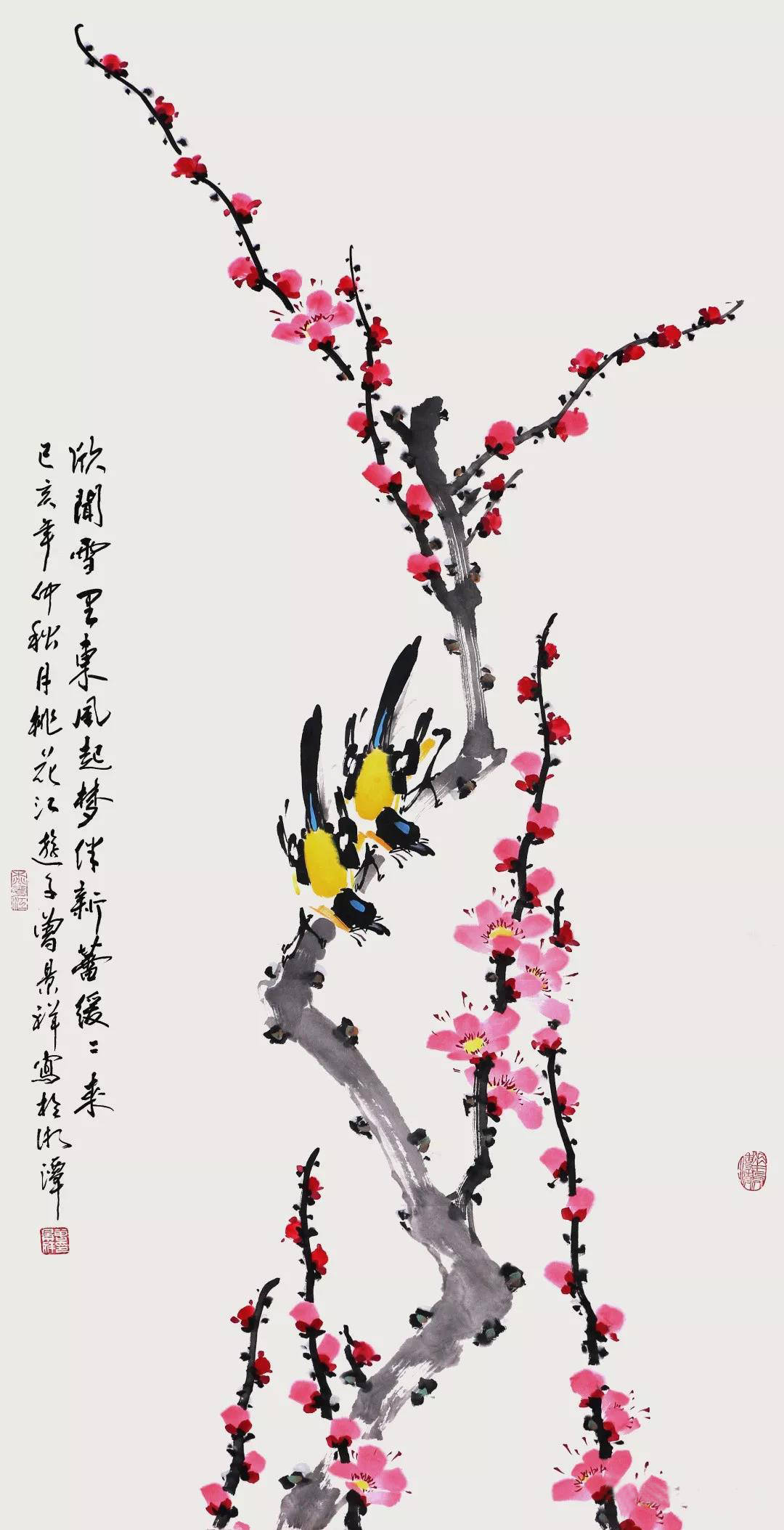 湘潭师范学院！翰墨丹青展风采——画家曾景祥花鸟画作品欣赏