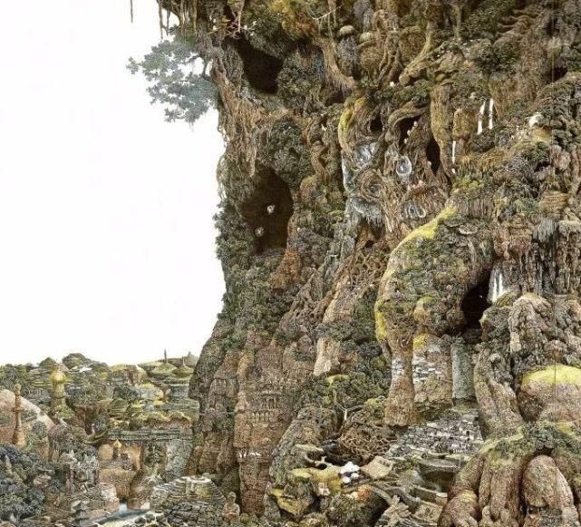 幅画!一幅画画了3年,细到要用放大镜,他把钢笔画玩到了极致