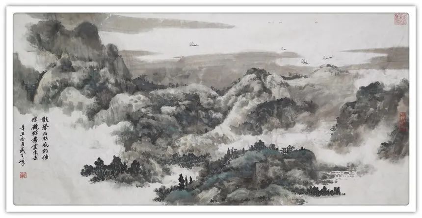 上海美术馆#「书画贺年」武千嶂:恭祝全国人民新年快乐