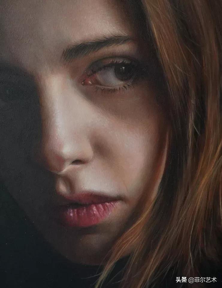 安妮·罗达!法国画家安妮·罗达超高清、超写实人物油画作品欣赏