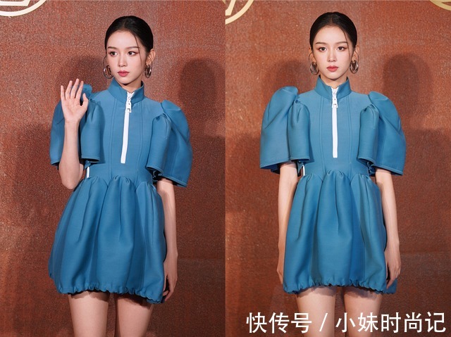 单品|“高人气单品”连衣裙别乱穿,看周也的穿搭示范,简约大气很有范