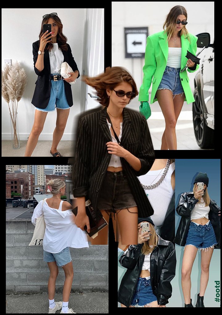 街拍|今夏最火的4款短裤，显瘦遮肉、大长腿全靠它们了