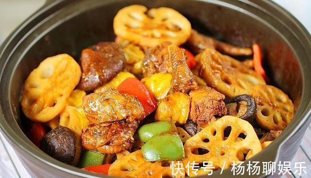 美食推荐鱼香煎豆腐，香辣香干肉片，麻辣啤酒虾，土鸡煲