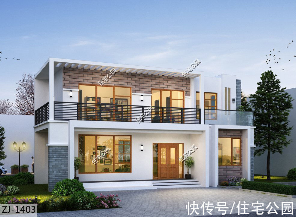 阳台|农村建房想要节约预算?小宅教你这样设计,施工难度不高还好看