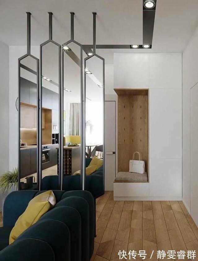 场域|他家隔断不挡路还好看!35种拯救客厅、厨房的方法,一步到位