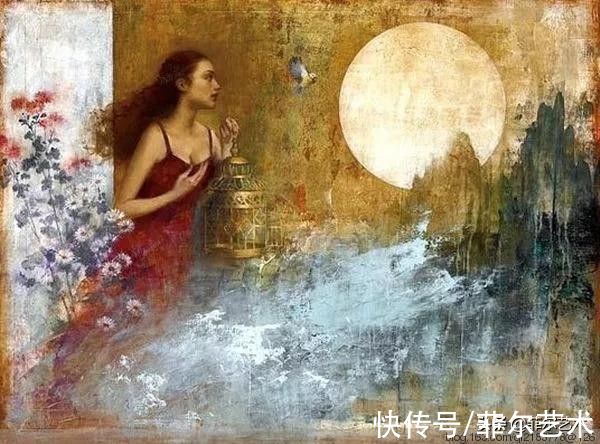 弗朗索瓦|法国艺术家弗朗索瓦的油画作品，如梦似幻的唯美视觉