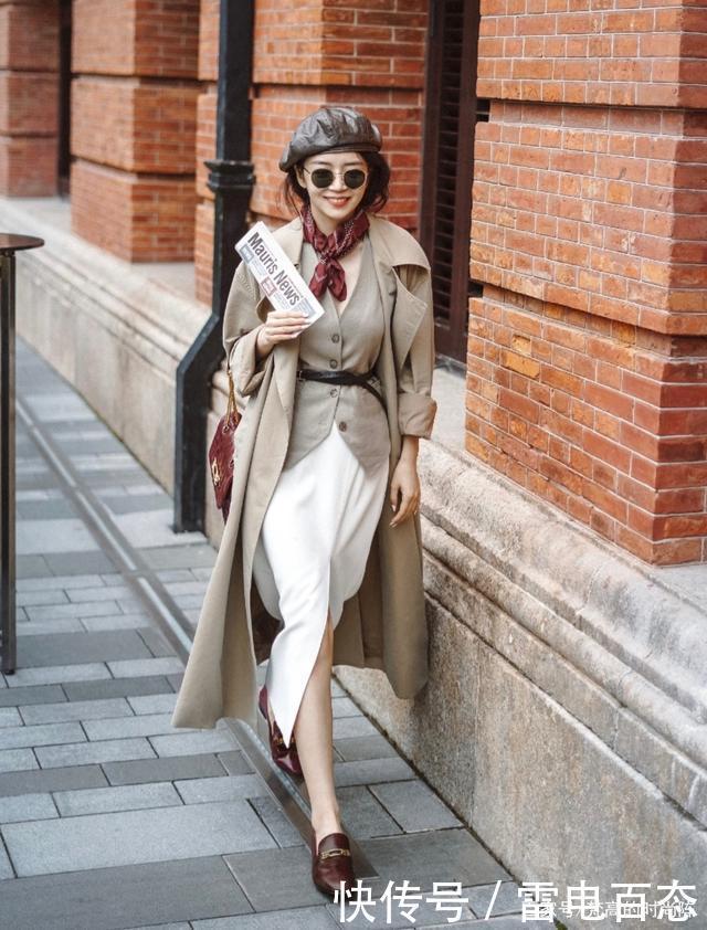 大地色难穿可三木却最爱！她的“时髦套路”不复杂，照着学就行