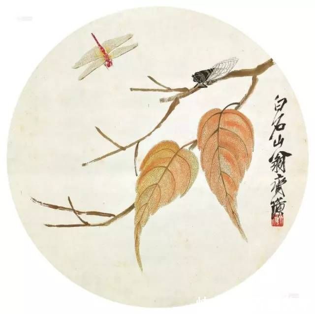 蝴蝶|齐白石草虫图200张,他把草虫画活了