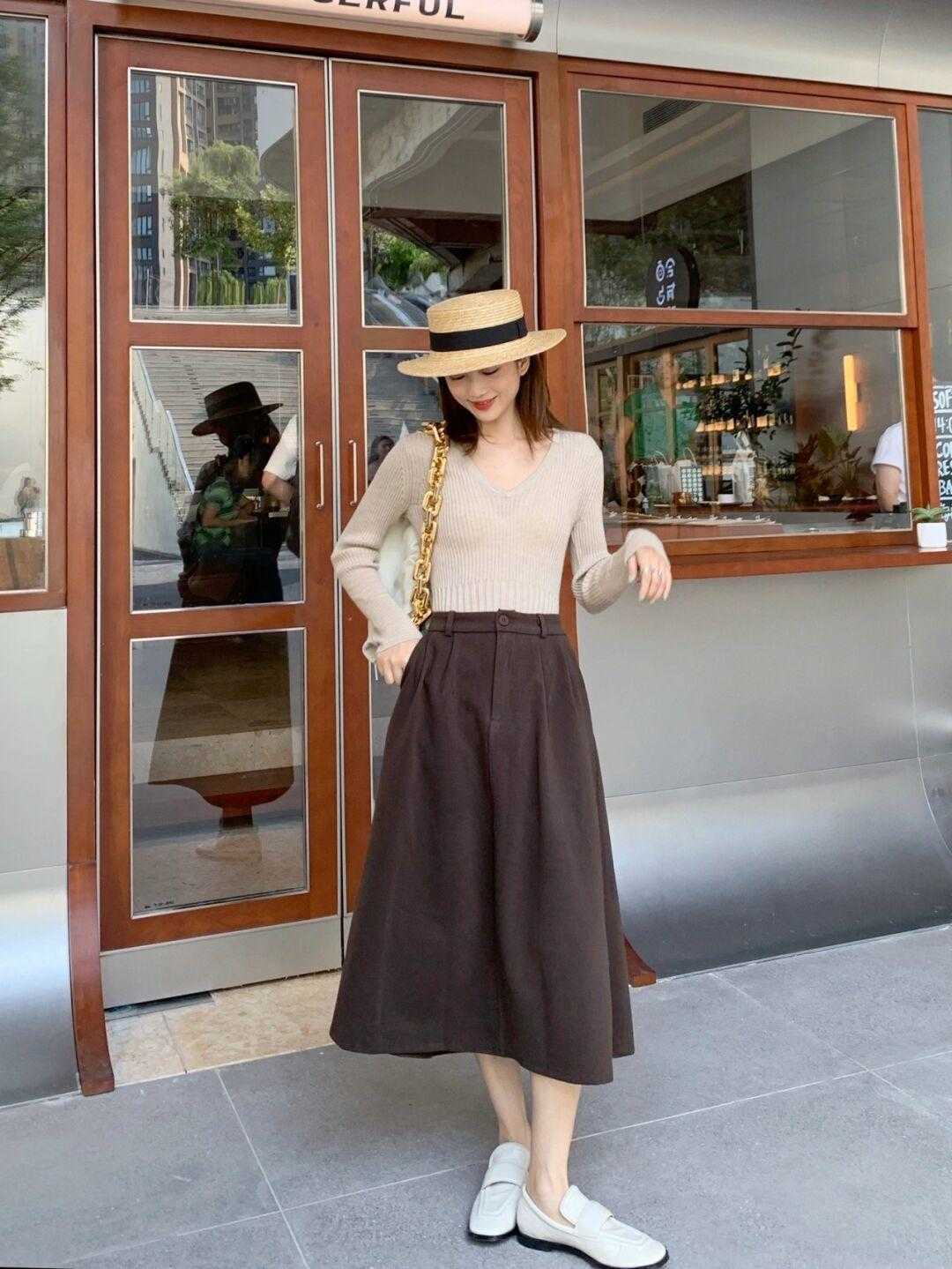 针织衫|简单基础款如何穿出高级感,出门可以这样穿,绝对不会错