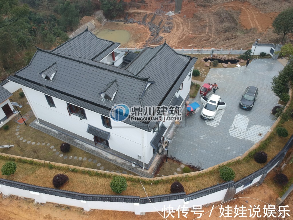 钢筋|他花70万在乡下建四合院,庭院曲径幽深,堪比王府豪宅!