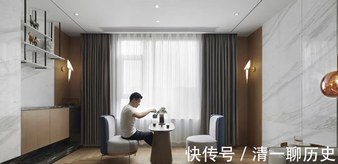 装饰画|180㎡现代轻奢风,打造充满华丽与端庄档次的高级居住氛围