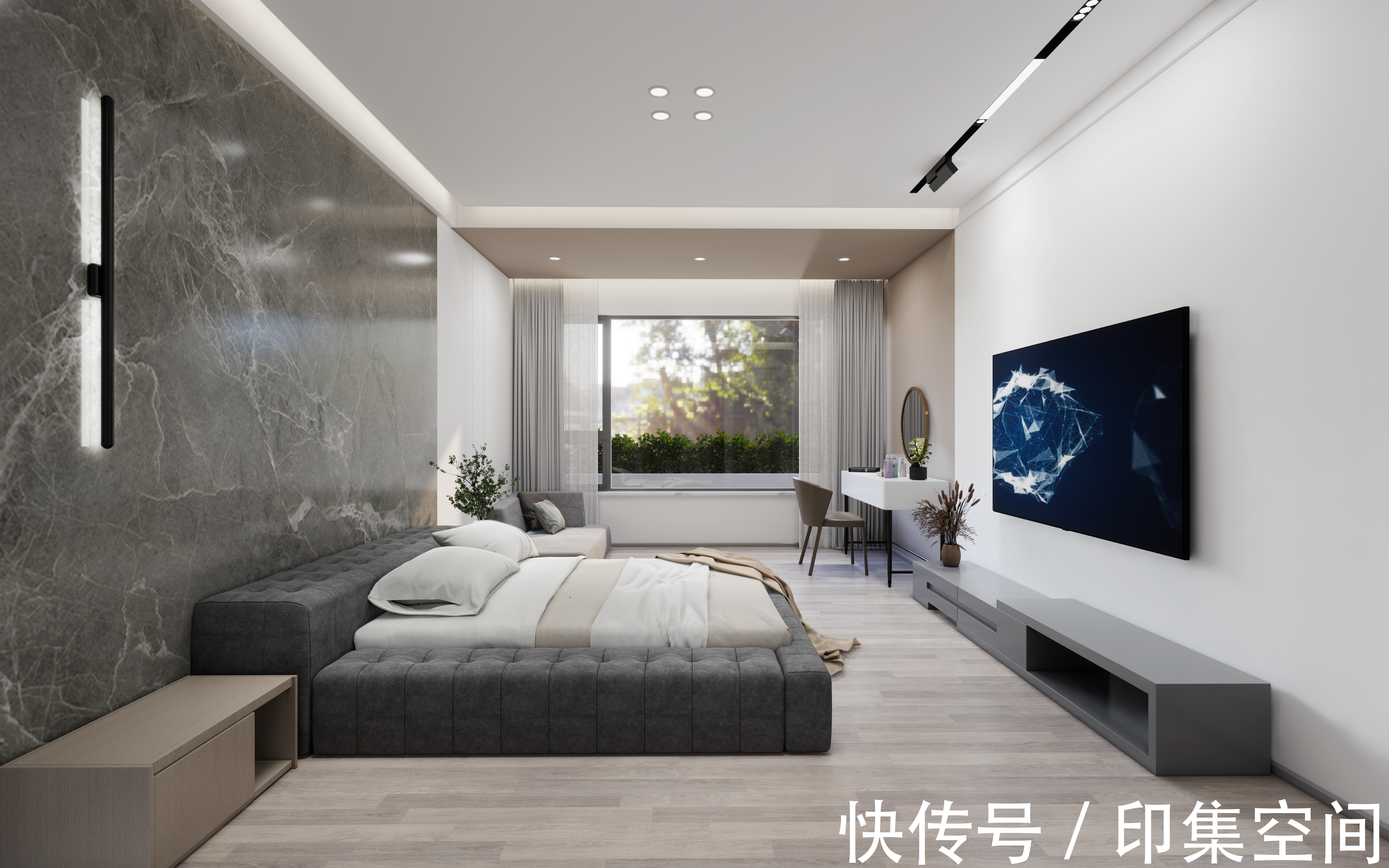 装修设计|鹿山台底跃370㎡现代极简风装修设计