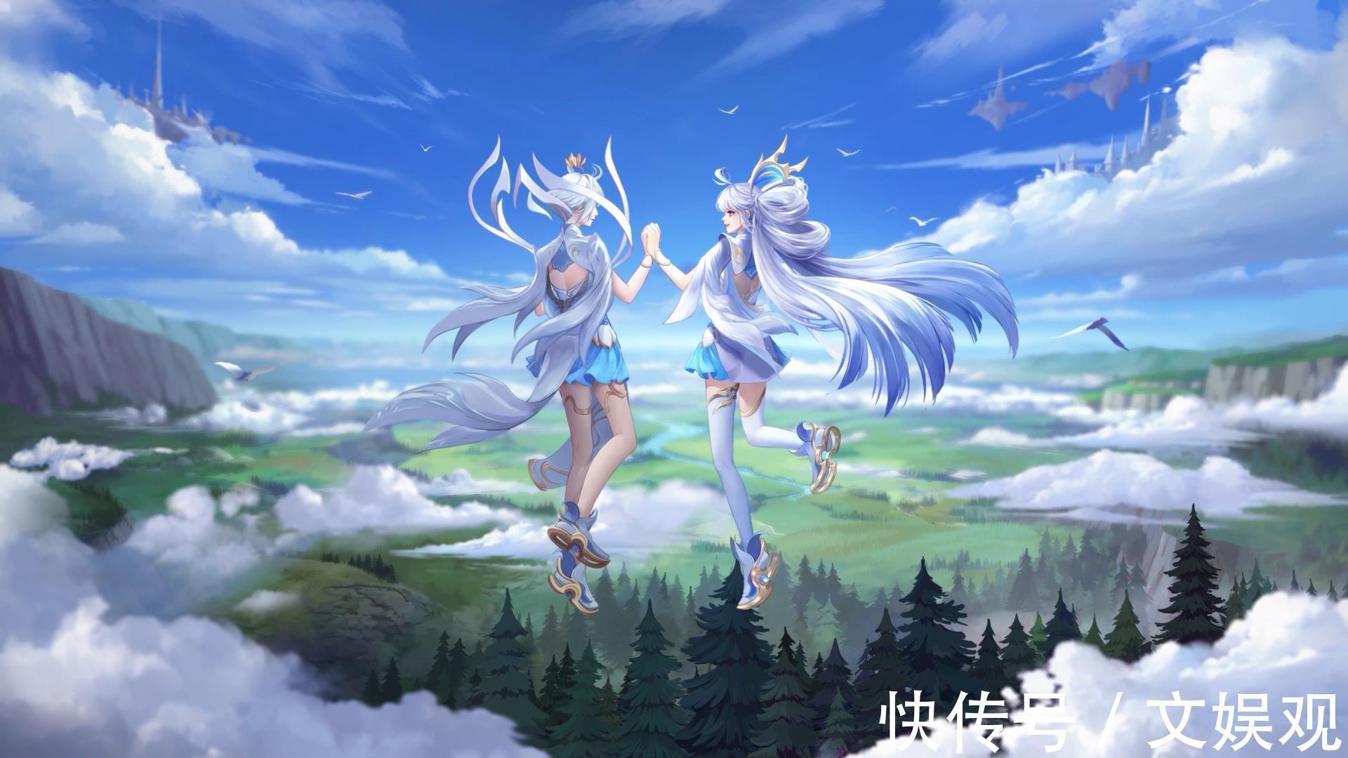 动画|王者荣耀与国际版AoV首款联动皮肤动画挺美!两点十分制作