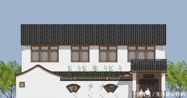 富贵牡丹|惊艳全村，这处自建四合院设计，堪称自建典范！