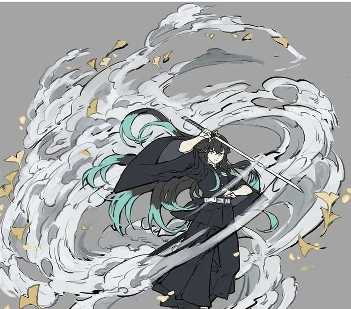 无限列车|《鬼灭之刃》人物开大招,动画效果十足是这部动漫成功的重要原因