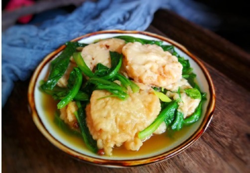 就馋这菜,这种吃法下饭不油腻,婆婆说没它吃饭不香