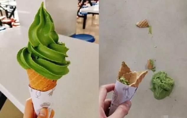 让吃货崩溃的4个瞬间,冰淇淋只剩脆筒,图3真的不能忍