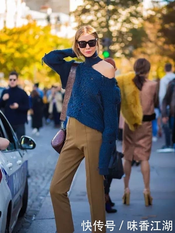 今年最火高领毛衣+大衣，才是秋冬绝配！