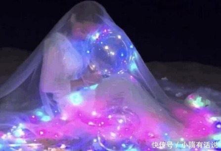 成品|新娘全身挂满彩灯拍婚纱照,身上爬满虫子只能忍着,成品照惊艳了!