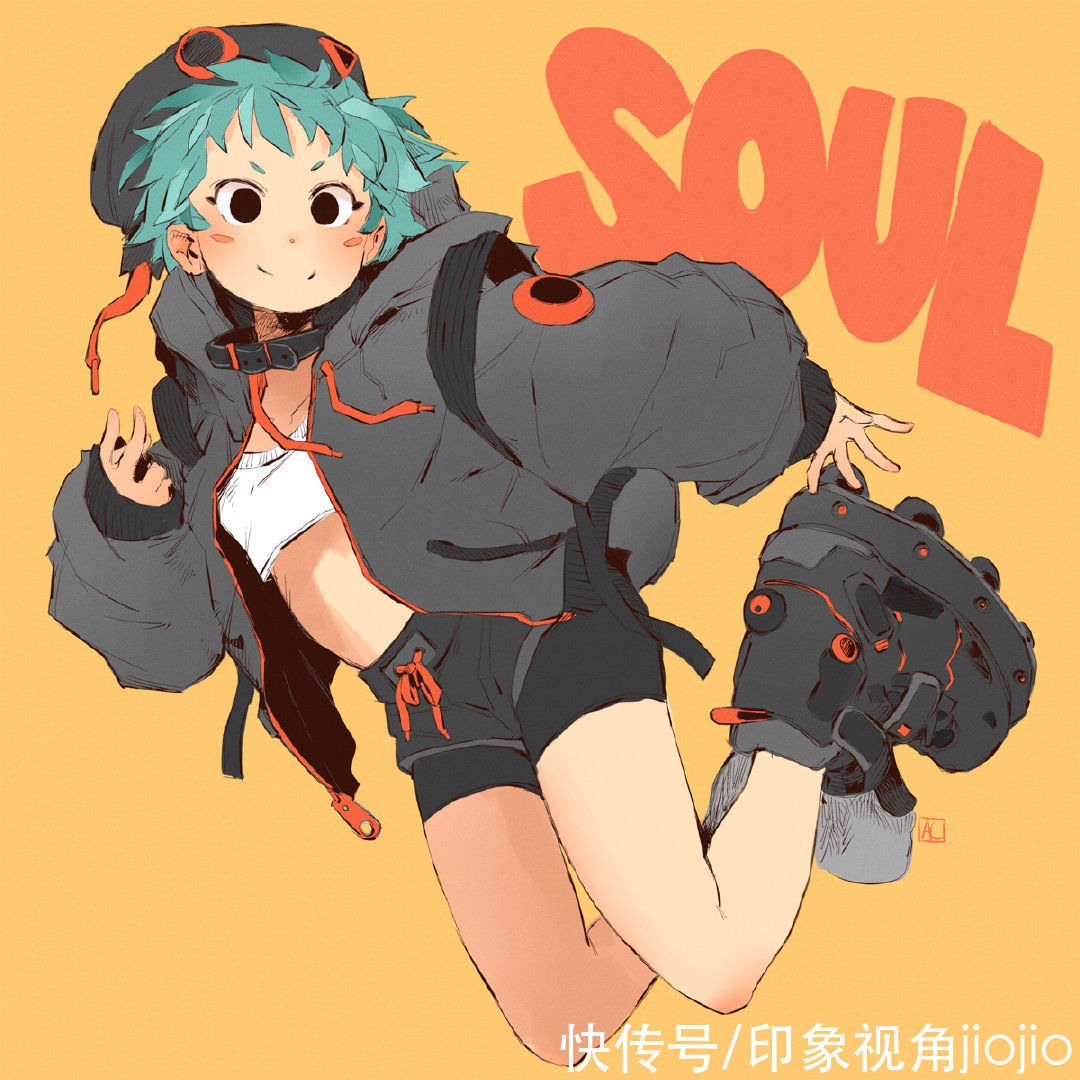 人物插画|街头格斗游戏感的人物插画，画面配色柔和且动态活泼
