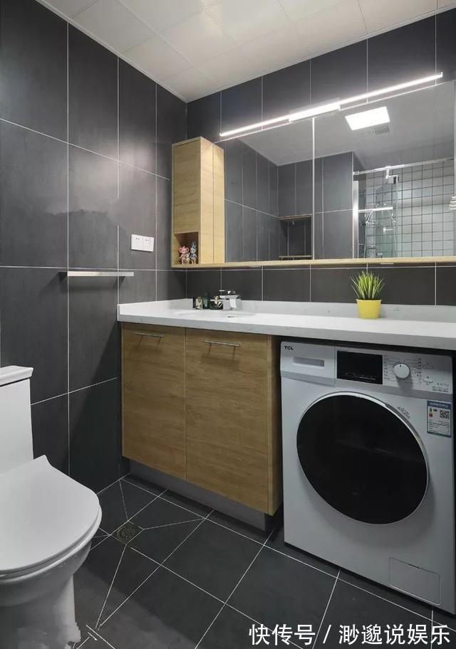 洗衣机|4㎡的卫生间放不下洗衣机赶紧收下这9个设计方案，给你装修参考