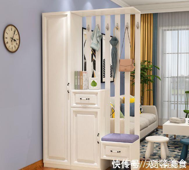 鞋子|入户没有玄关?这样设计真大气,储物隔断两不误,小户型设计典范