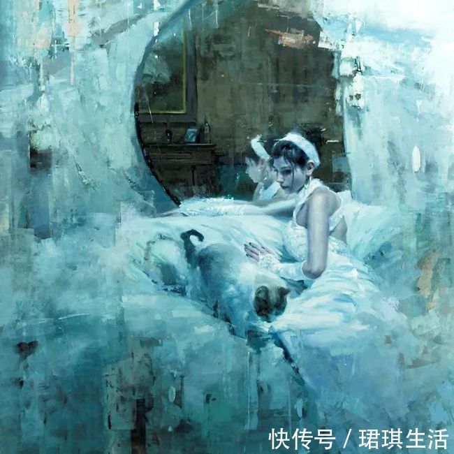 艺术家$艺术家杰里米·曼恩的油画,颜色既生动又大气!