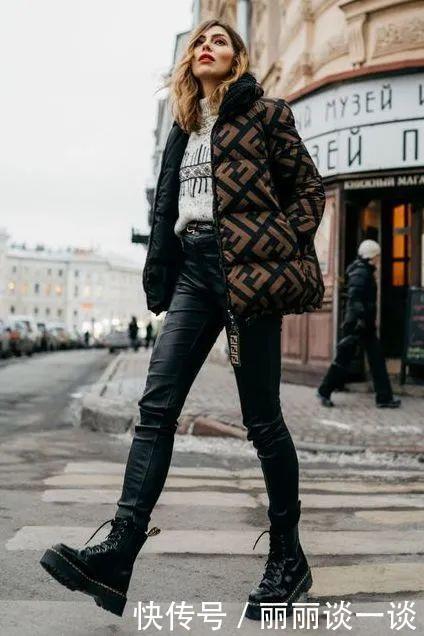 马丁靴的30个穿搭示范,可甜可盐,时髦炸了!