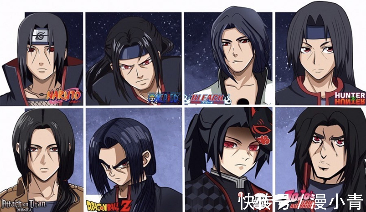 完结|火影和海贼王主角们齐聚一堂,不同的画风之下,人物的颜值见分晓