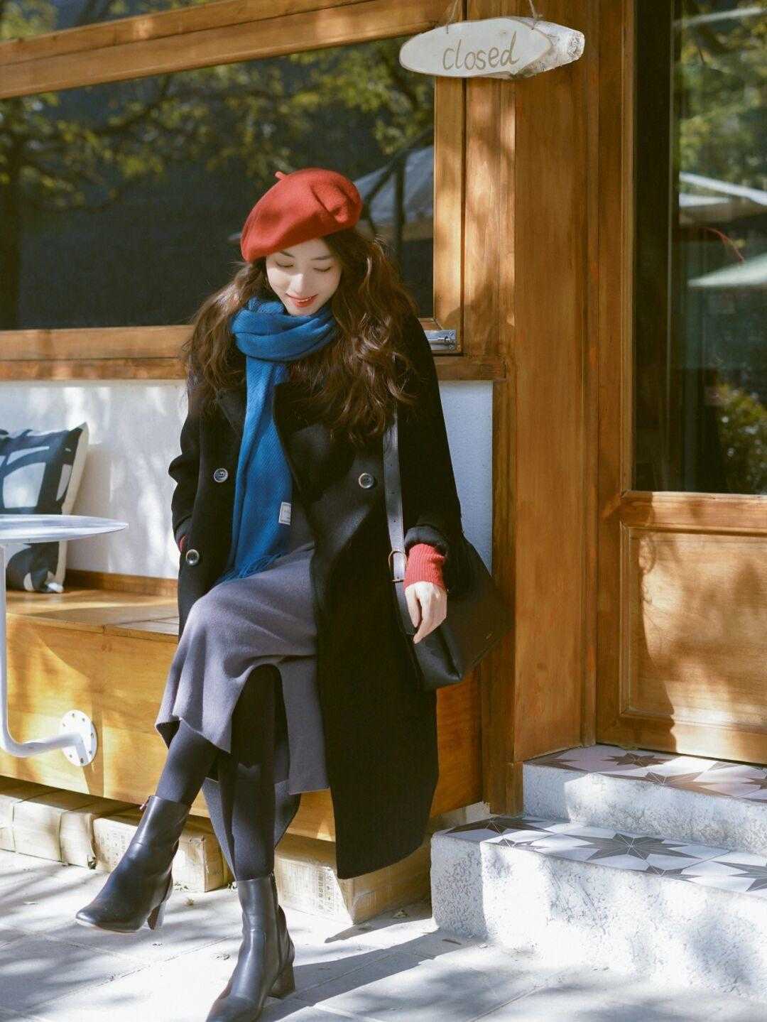 搭配|别再用九分裤搭短靴了!今年最流行的是半身裙+及踝靴,谁穿谁美