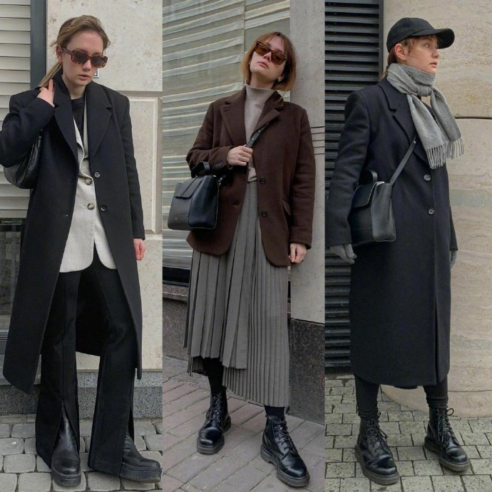 帅气复古的秋冬穿搭指南！摩登洋气有气场，基础款穿出满满高级感