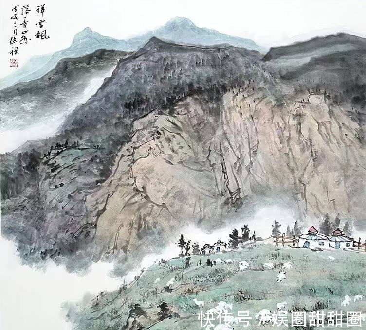 幅幅|李德禄山水画作品集,幅幅都美不胜收、气势磅礴