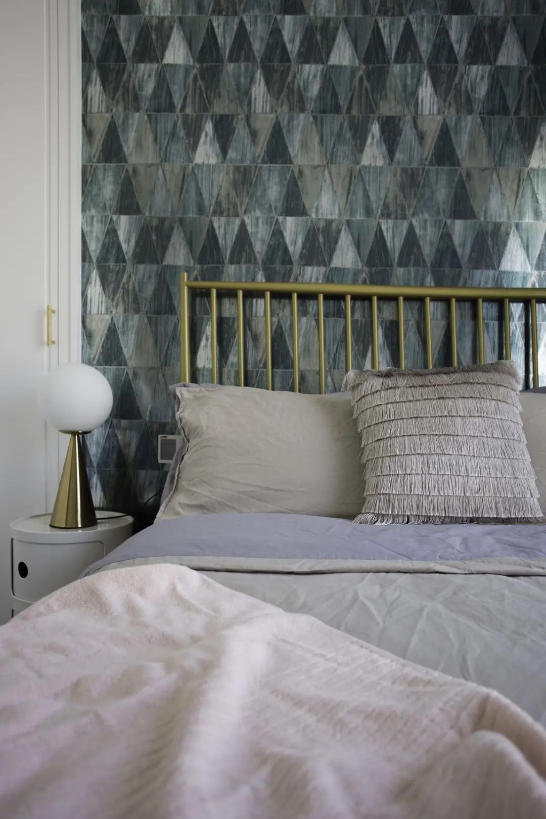 舒适|180㎡浪漫小窝,蓝与粉、灰与白,优雅情趣,轻松舒适