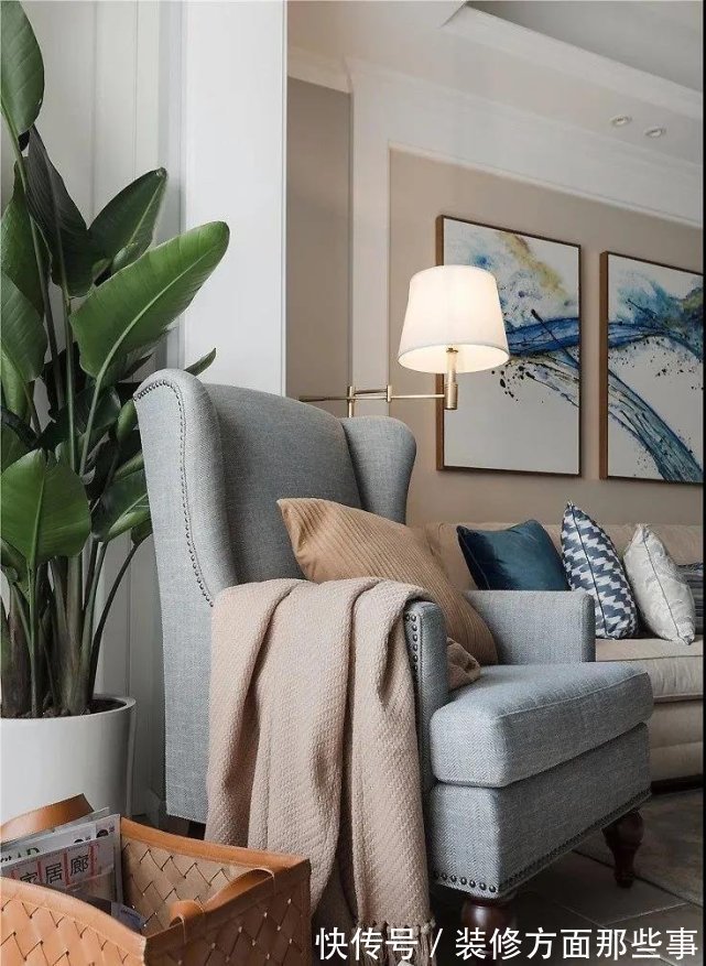 空间|100平美式二居室,温馨舒适、怡然悠闲