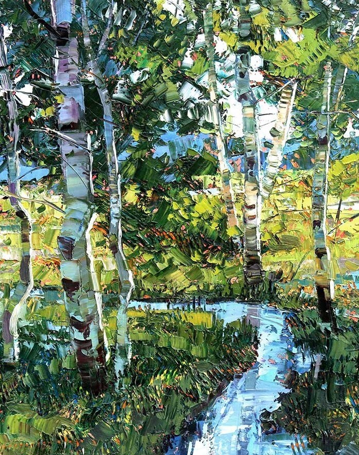 robert|这组小色块油画,色彩生动,美得令人目不暇接