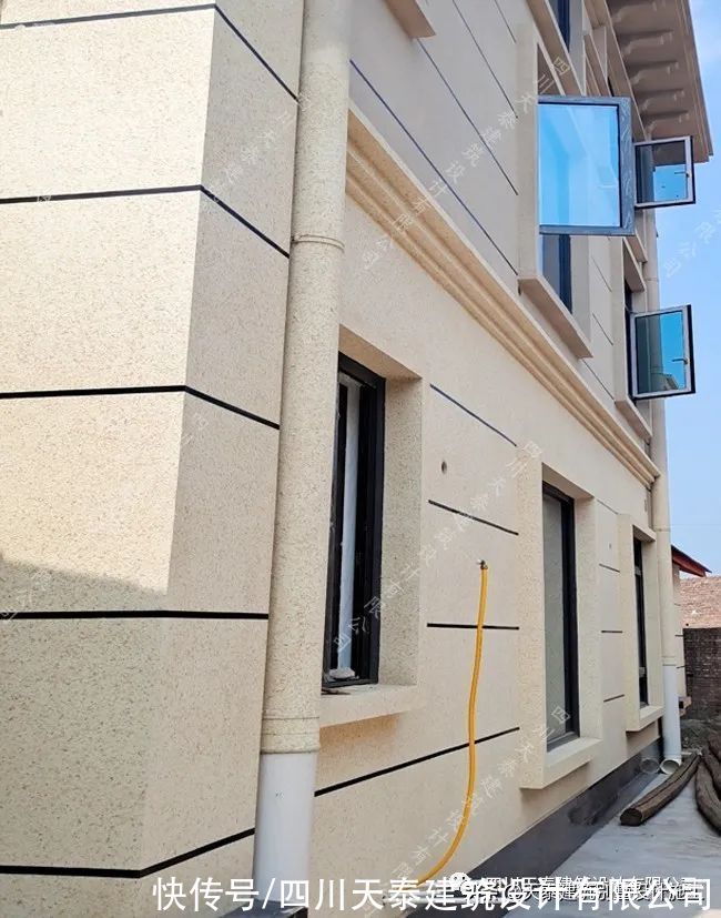 完工|四川自贡三层欧式乡村别墅完工实景 农村别墅自建房 自贡施工队