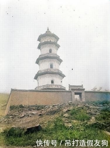 老照片：1907年五台山，显通寺、竹林寺、清凉寺等庙宇景观！