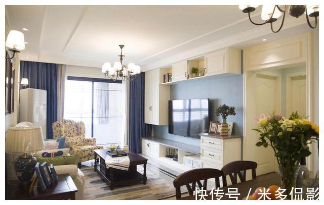 墙布|118㎡，简约美式风，清新淡雅、纯粹自然的设计，适合每个家庭！