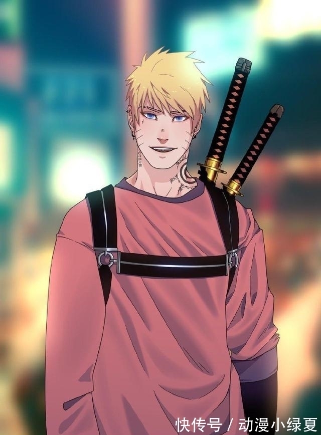 装扮|《火影忍者》全员变现代风,卡卡西变成潮男,雏田背带裤太可爱