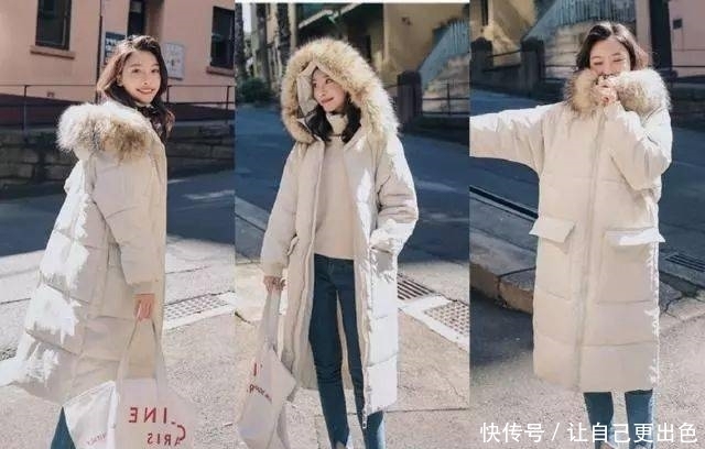 小个子想要超高回头率!羽绒服+烟管裤气场堪比1米8,美得任性!