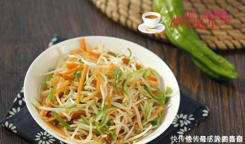 绿豆芽|减肥期间,我晚餐这样吃,清爽少油腻,刮油燃脂快,一周瘦了4斤