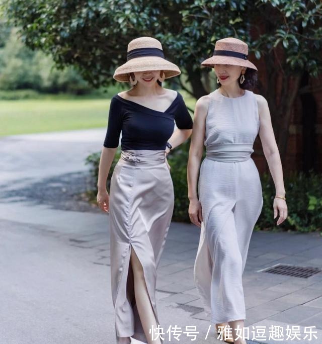颜色|中年女人穿“花衣服”很土,照着这5套简约气质风穿,减龄有活力