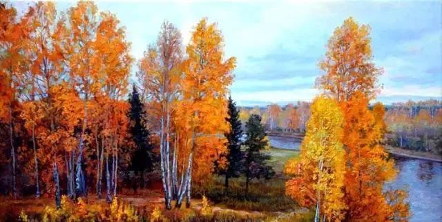 绘画|俄罗斯 爱德华·巴诺夫 ?的风景油画,好美