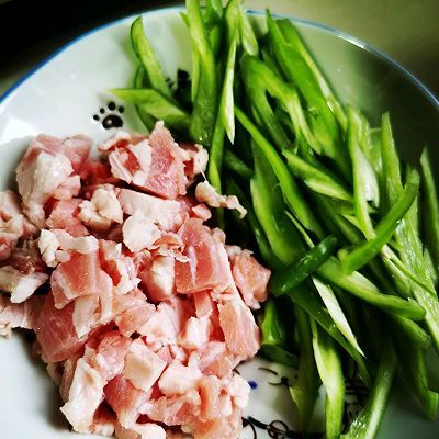 尖椒|肉炒土豆山药