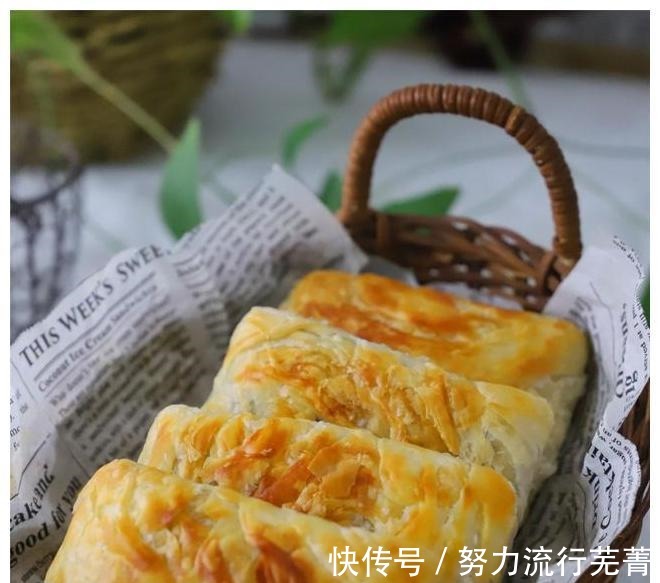 红糖|孩子最爱的红糖饼，不揉面不发面，酥到掉渣，三天两头就要做！